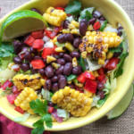 Mexican Chopped Salad with Creamy Avocado Dressing
