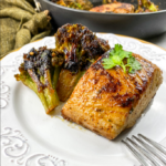 Chili Lime Mahi–Mahi with Blackened Broccoli