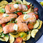 Crispy Salmon with Herb Butter