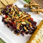 Cream Cheese Spread with Warm Cherry Sauce