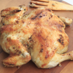 Roast Chicken and Goat Cheese Salad with Lemon Vinaigrette