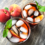 Ginger Peach Iced Tea