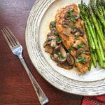 Chicken Lanzone With Mushrooms