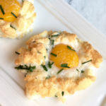 Cloud Eggs with Asiago Cheese & Chives