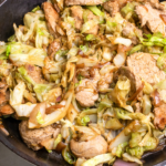 Pork and Cabbage Skillet