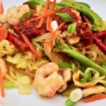 Stir Fry Shirataki Shrimp Noodles