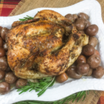 Lemon Pepper Roasted Chicken with Potatoes