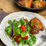 Spicy Honey Garlic Chicken Thighs