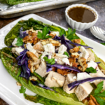 Oven “Grilled” Romaine and Chicken Salad