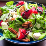 Strawberry Feta Salad with Balsamic Glaze