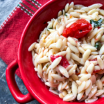 Orzo Pasta Salad with Tomatoes and Capers