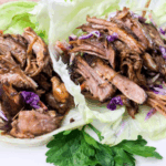 Slow Cooker Pulled Pork Lettuce Wraps